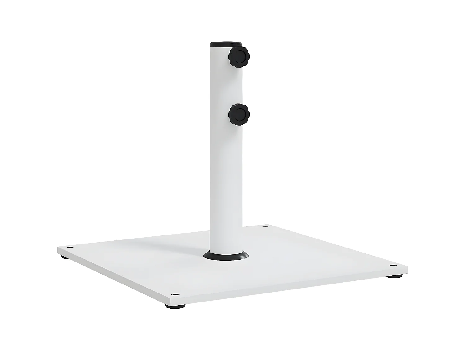 Karvia  Base de parasol pour mâts Ø32/38/48 mm 17 kg carré