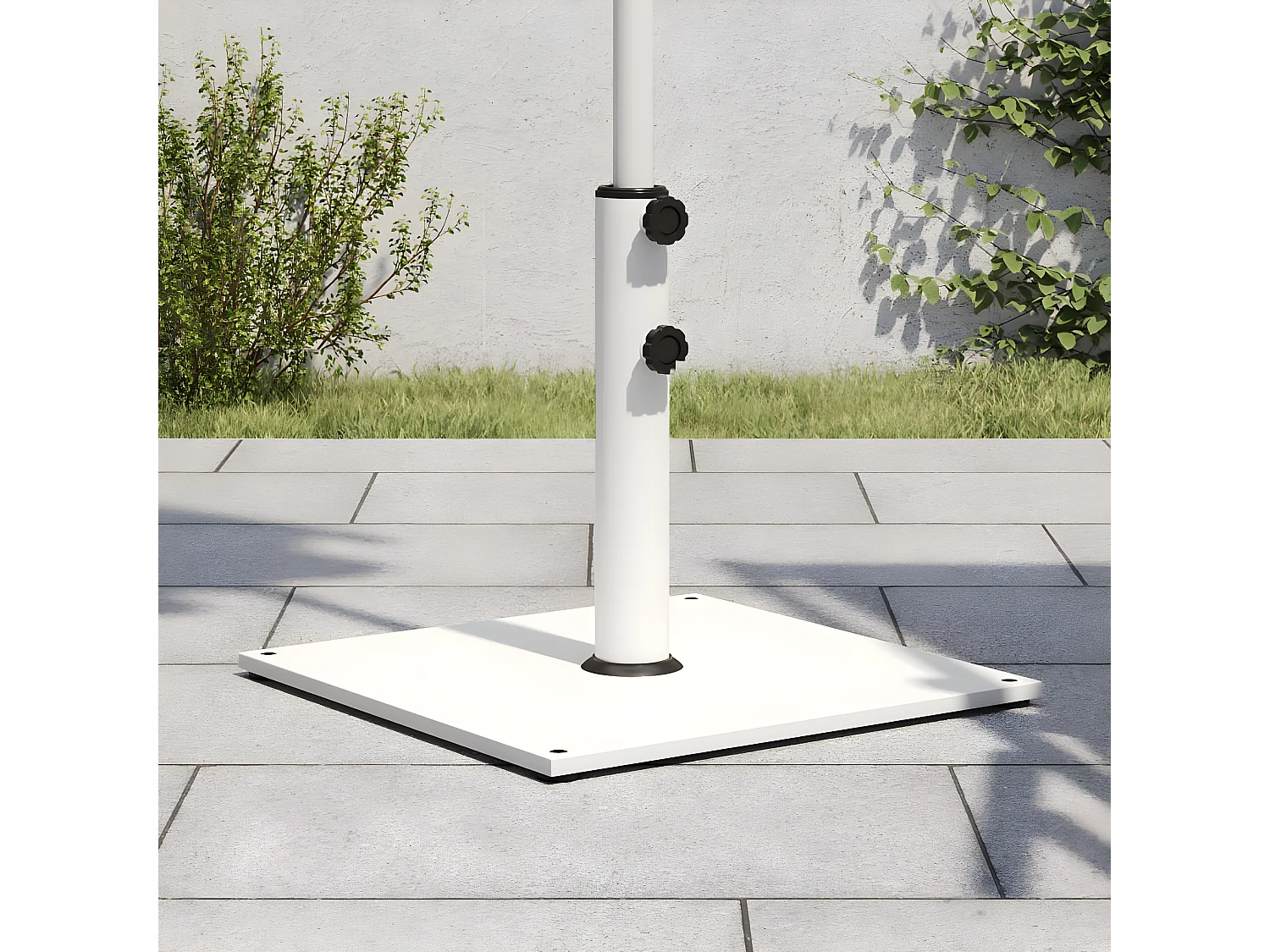 Karvia  Sonnenscrmständer Ø32/38/48 mm Mast 17 kg Quadratisch