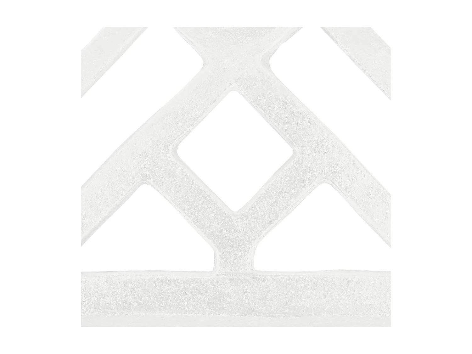 Belfort  Socle de parasol Blanc 44x44x31 cm Fonte