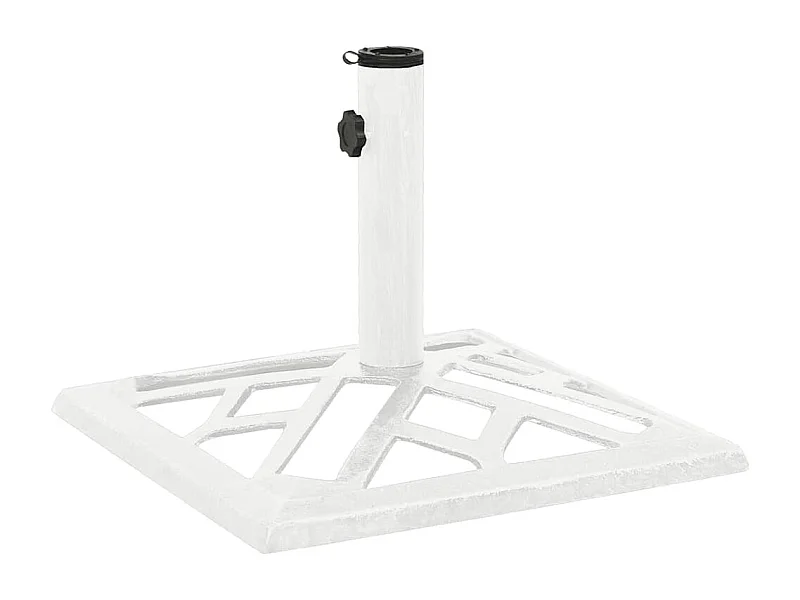 Belfort  Socle de parasol Blanc 44x44x31 cm Fonte