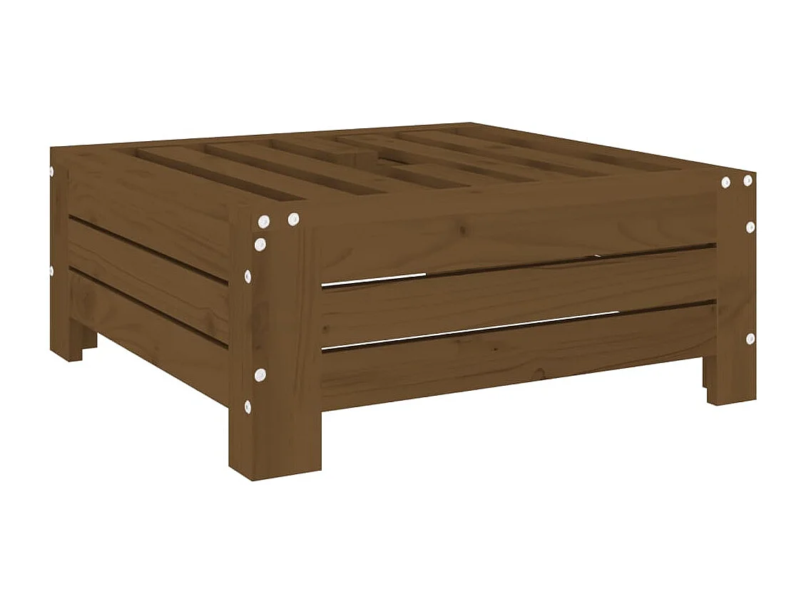 Torvin  Cubierta para base de sombrilla madera maciza pino marrón miel