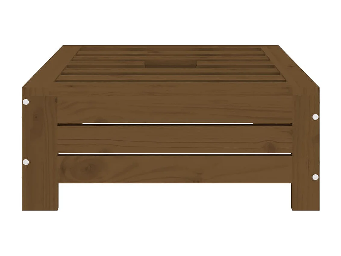 Torvin  Cubierta para base de sombrilla madera maciza pino marrón miel