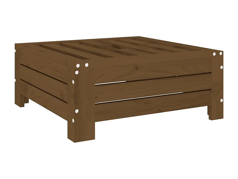 Torvin  Couvercle de base de parasol marron miel bois massif de pin