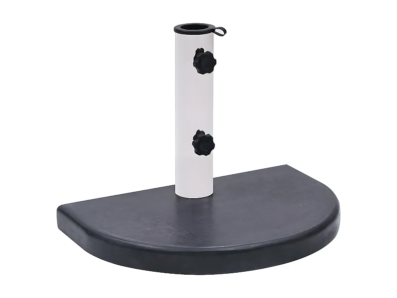 Ryllin  Base per Ombrellone Nera 40x28x4 cm in Granito