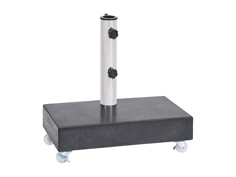 Brage  Base de sombrilla granito negra 45x25x8 cm