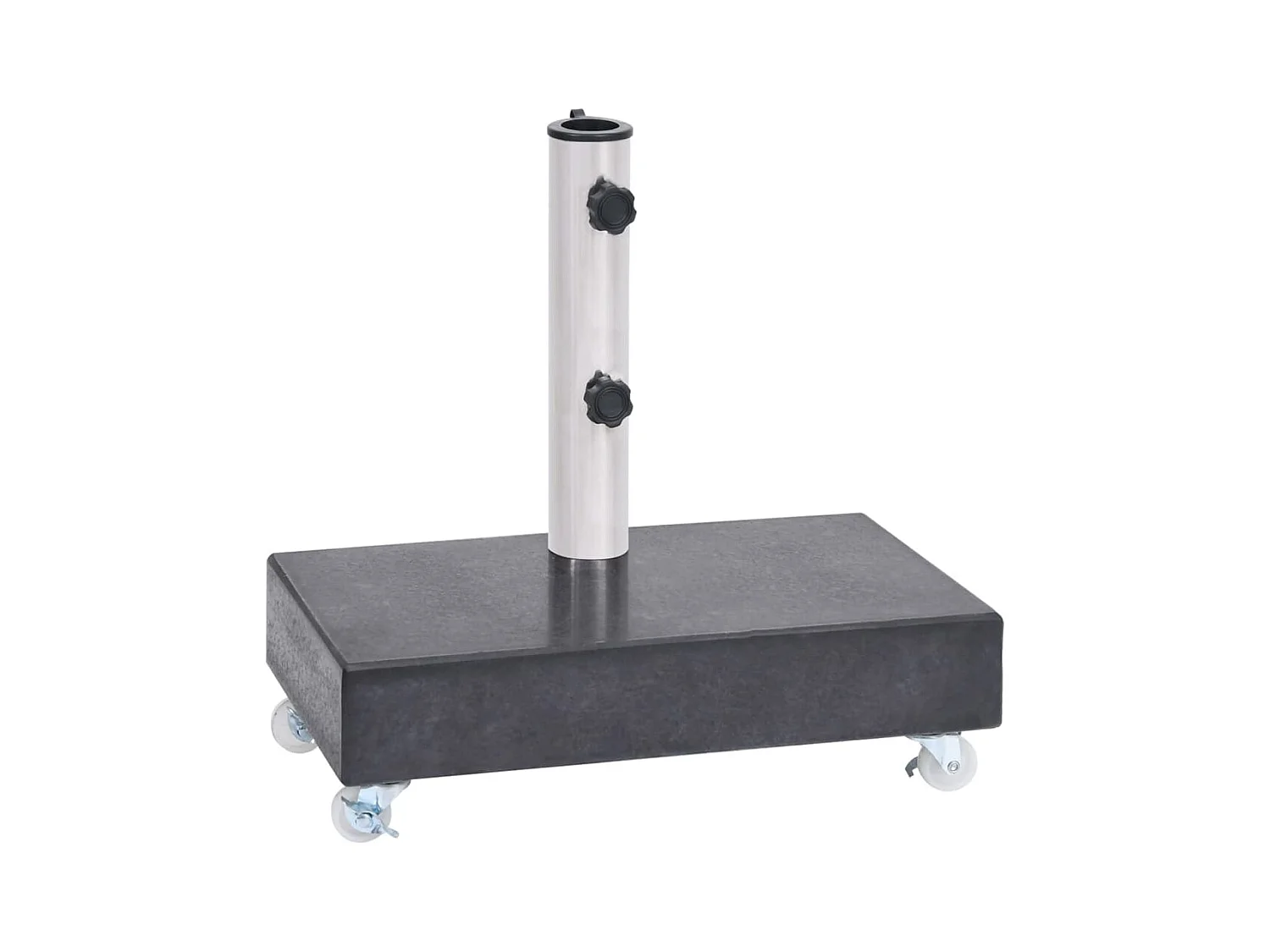 Brage  Parasolvoet 45x25x8 cm graniet zwart