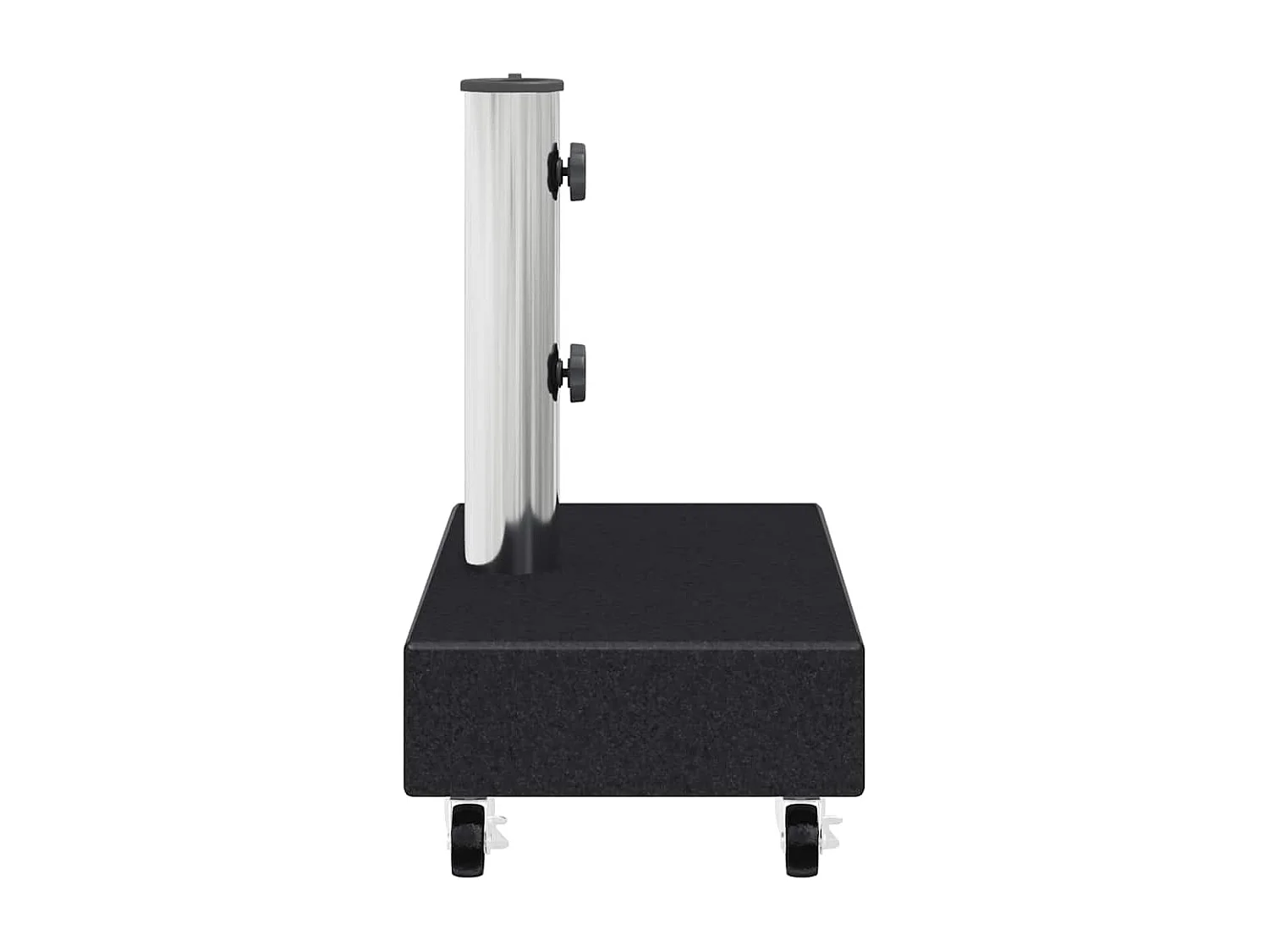 Brage  Socle de parasol Noir 45x25x8 cm Granite