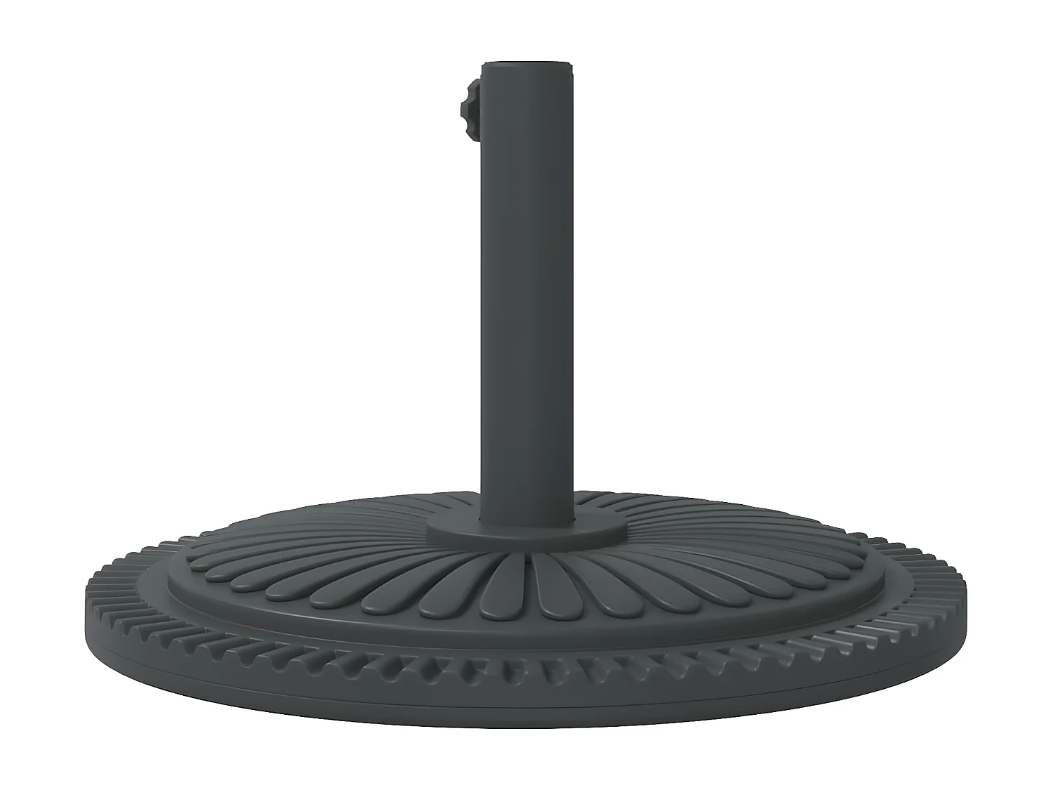 Tiar  Parasolvoet voor stok van Ø38 / 48 mm 12 kg rond