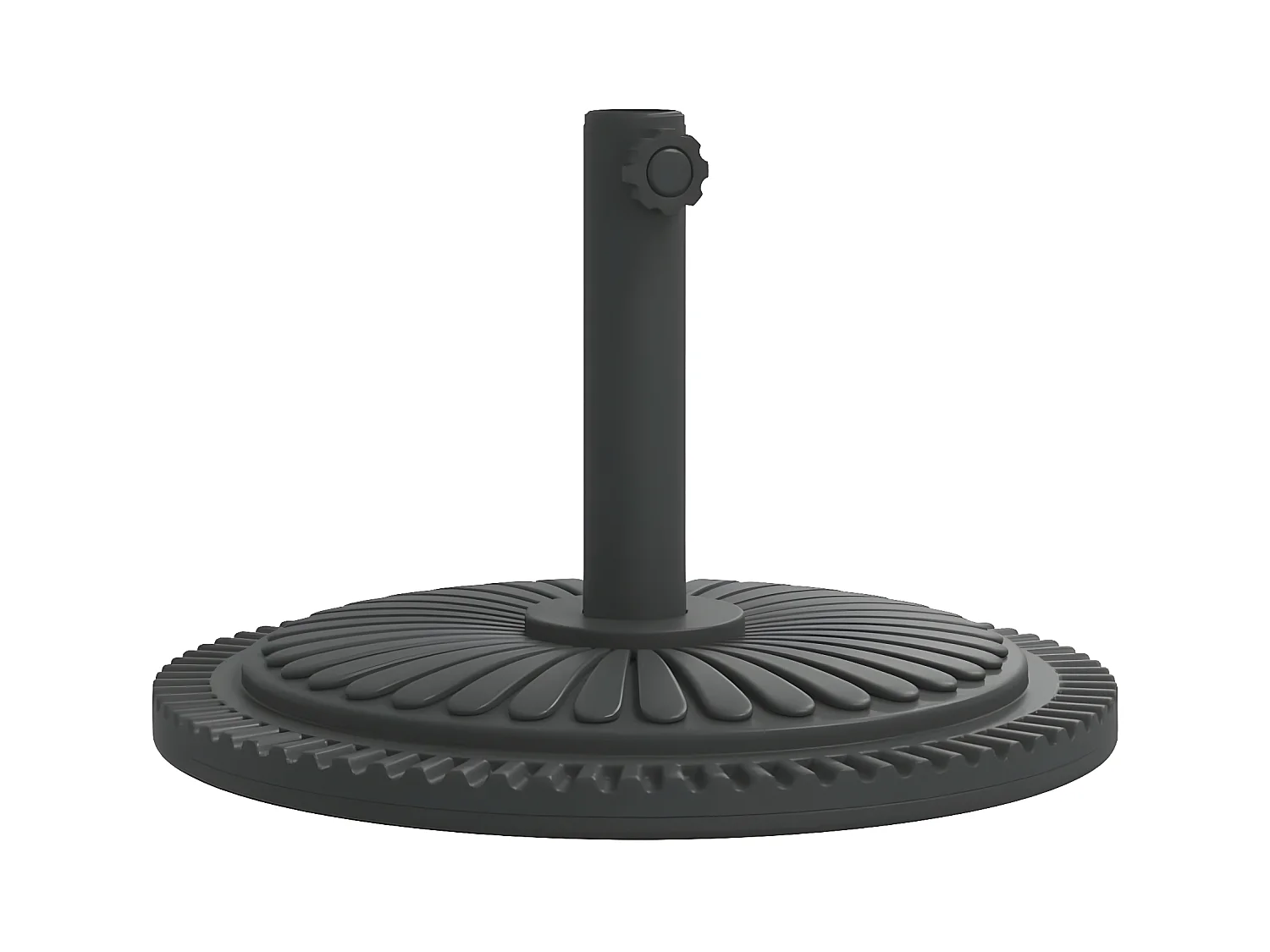 Tiar  Base de parasol pour mâts Ø38 / 48 mm 12 kg rond