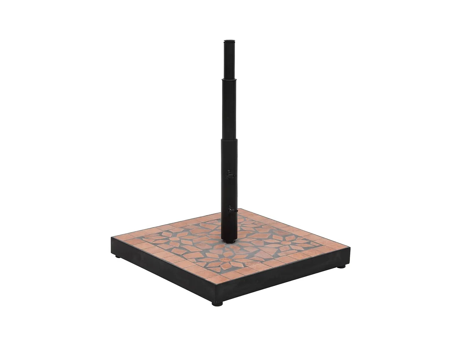 Zoey  Base de parasol terre cuite carré 12 kg