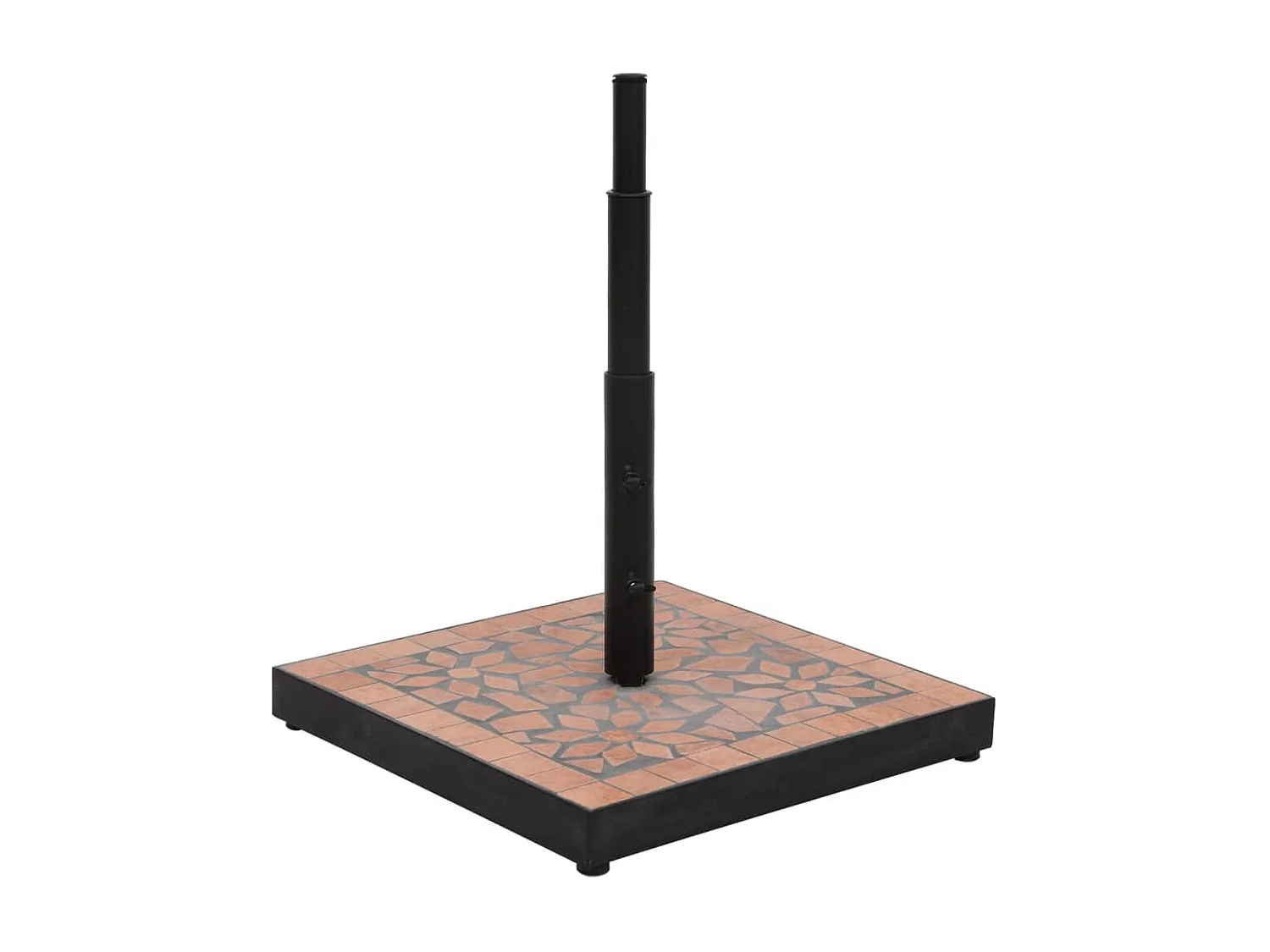 Zoey  Base de parasol terre cuite carré 12 kg