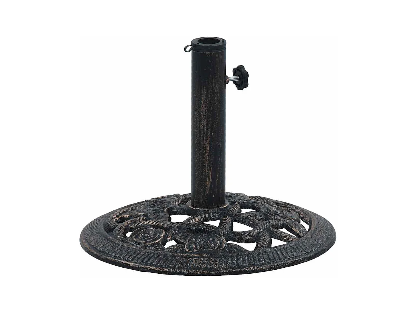 Belfort  Socle de parasol Noir et bronze 9 kg 40 cm Fonte