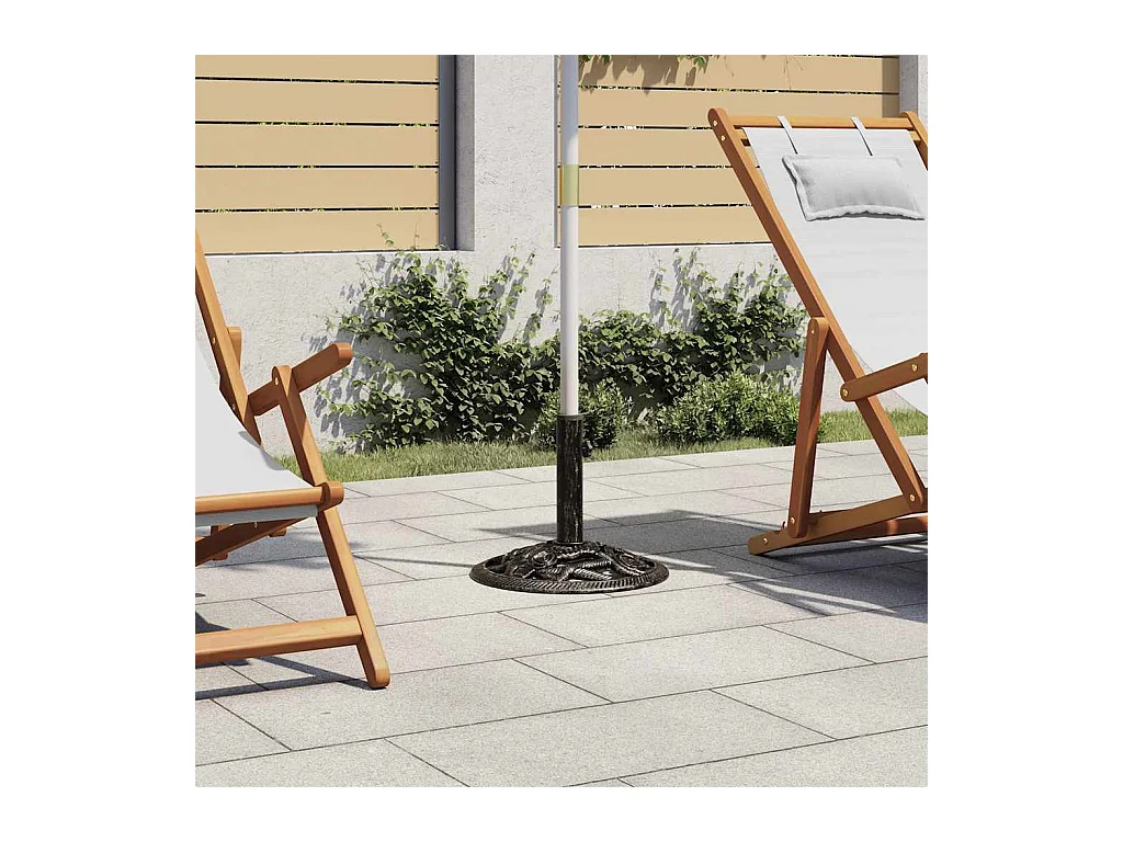 Belfort  Base Ombrellone Nero e Bronzo 9 kg 40 cm in Gsa