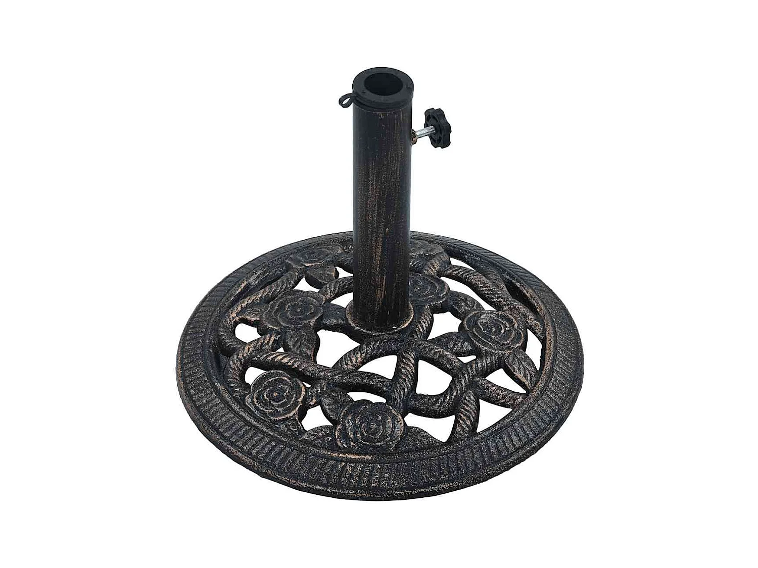 Belfort  Base Ombrellone Nero e Bronzo 9 kg 40 cm in Gsa