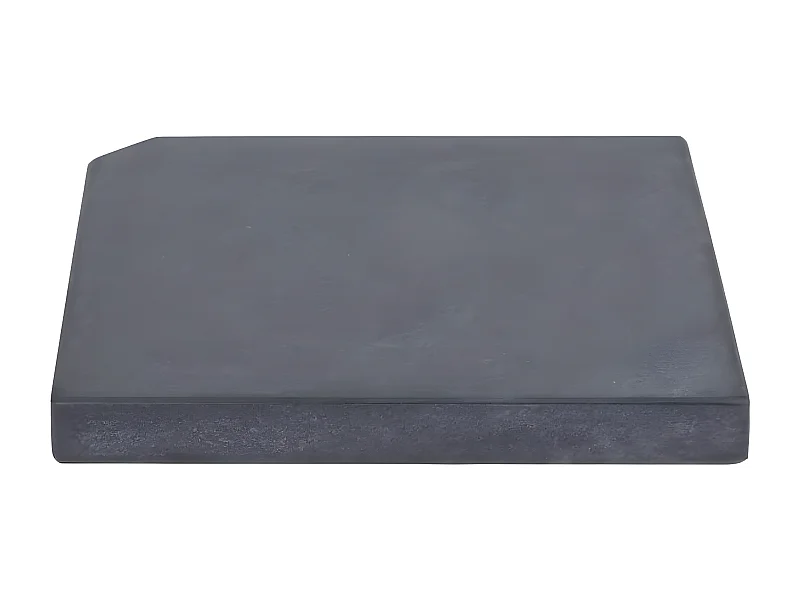 Bjørn  Base con peso para sombrilla de granito negro cuadrada 25 kg