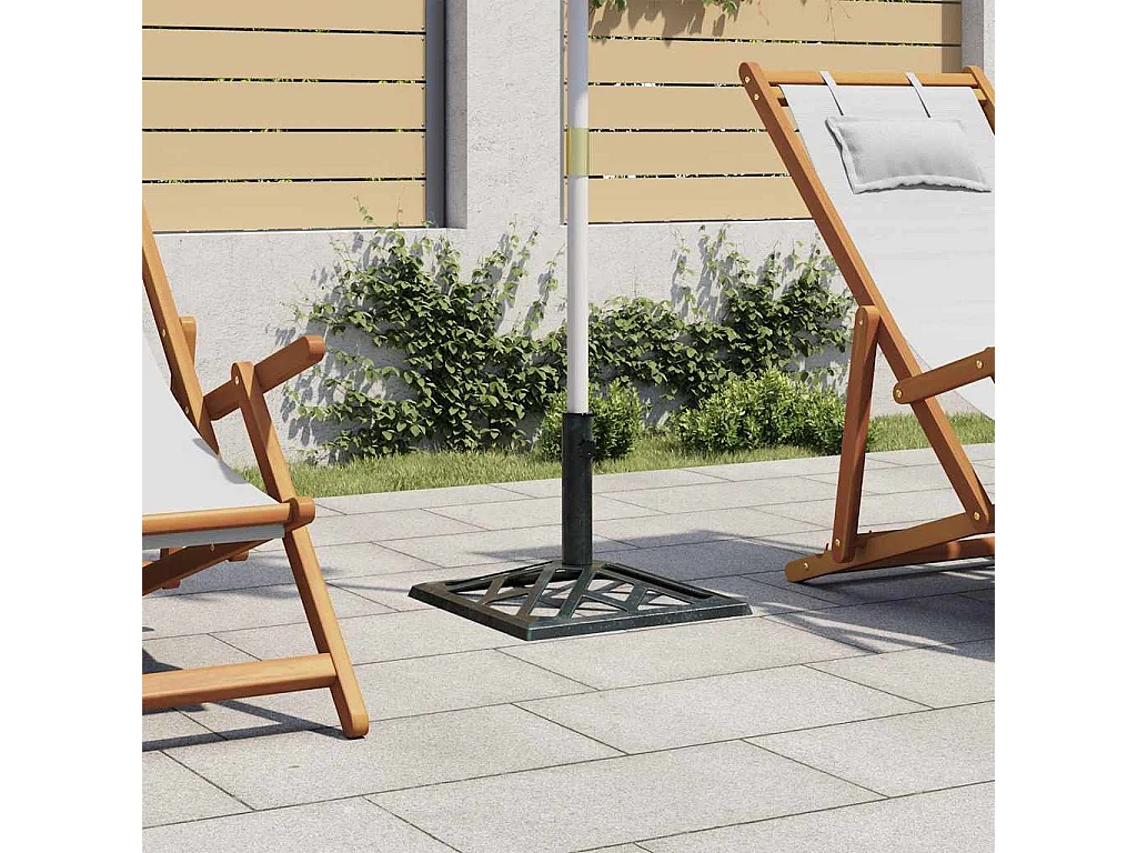 Belfort  Sonnenscrmständer Grün 44x44x31 cm Gusseisen