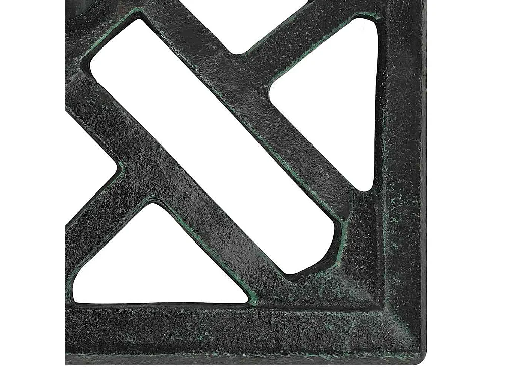 Belfort  Sonnenscrmständer Grün 44x44x31 cm Gusseisen