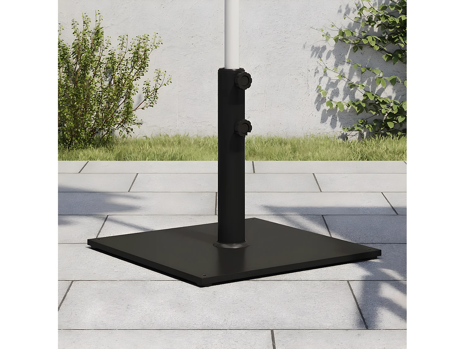 Karvia  Base de sombrilla redonda para palos de Ø32/38/48 mm 25 kg