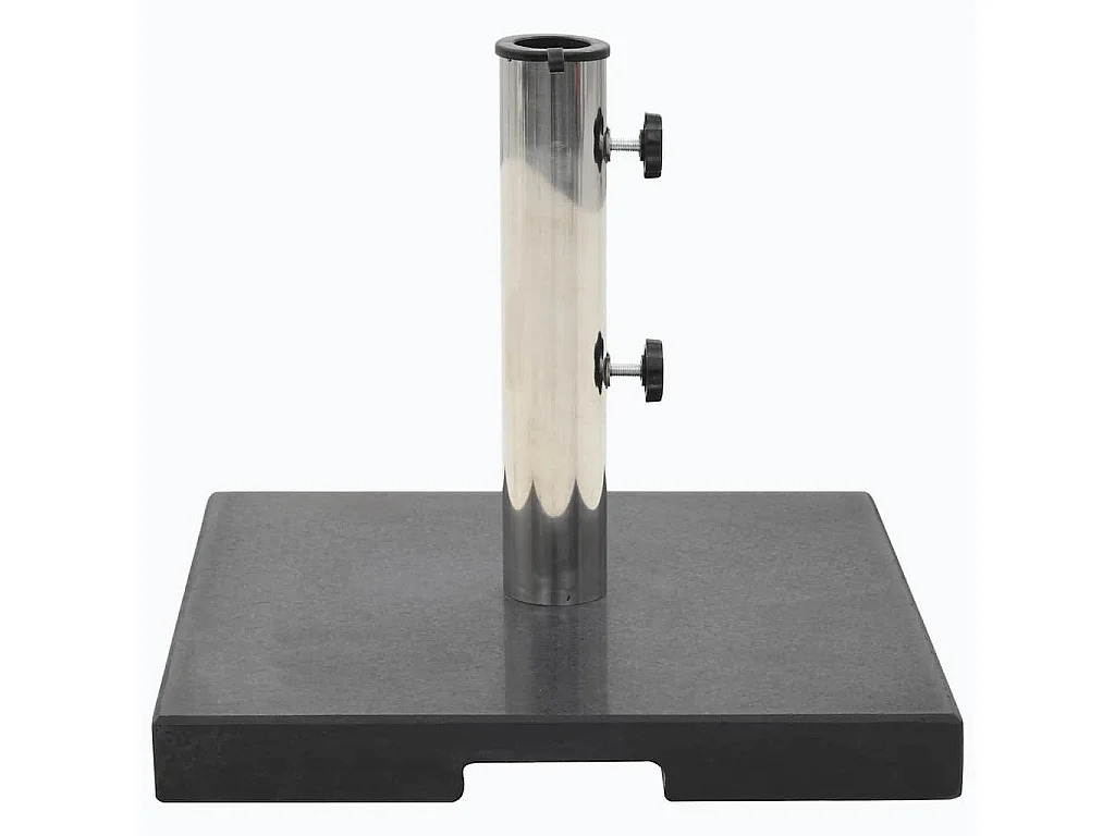 Jessica  Socle de parasol Granite 20 kg Carré Noir