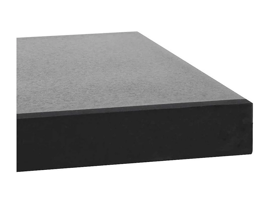 Jessica  Socle de parasol Granite 20 kg Carré Noir