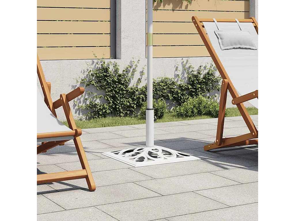 Belfort  Sonnenscrmständer Weiß 12 kg 49 cm Gusseisen