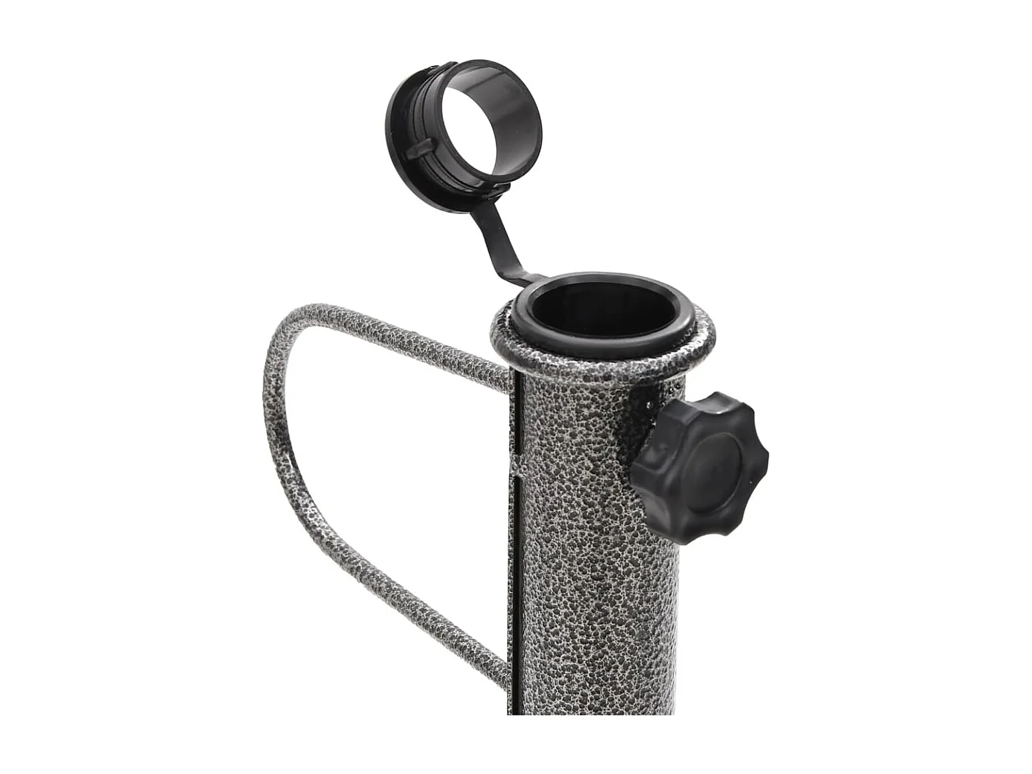 Garden Furniture -  Supports de parasol avec piquets 2 pcs 19x42 cm acier galvanisé