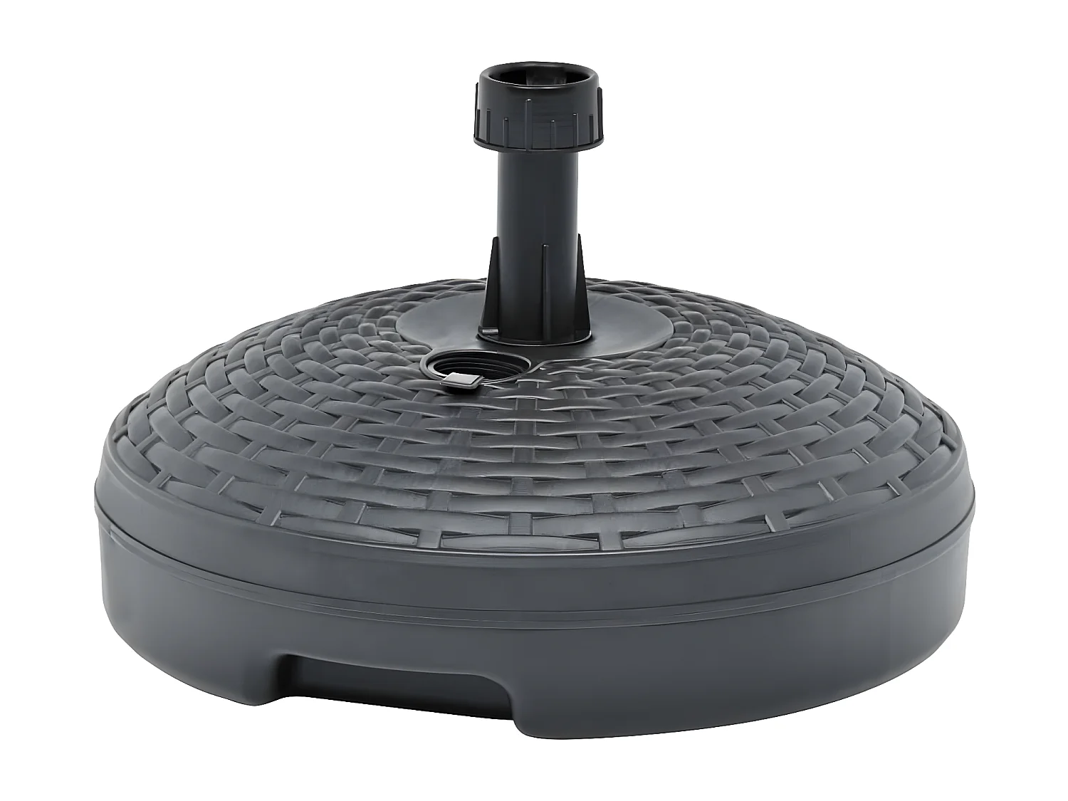 Dewey  Sonnenscrmständer Sand/Wasser 20L Anthrazit Kunststoff Rattan