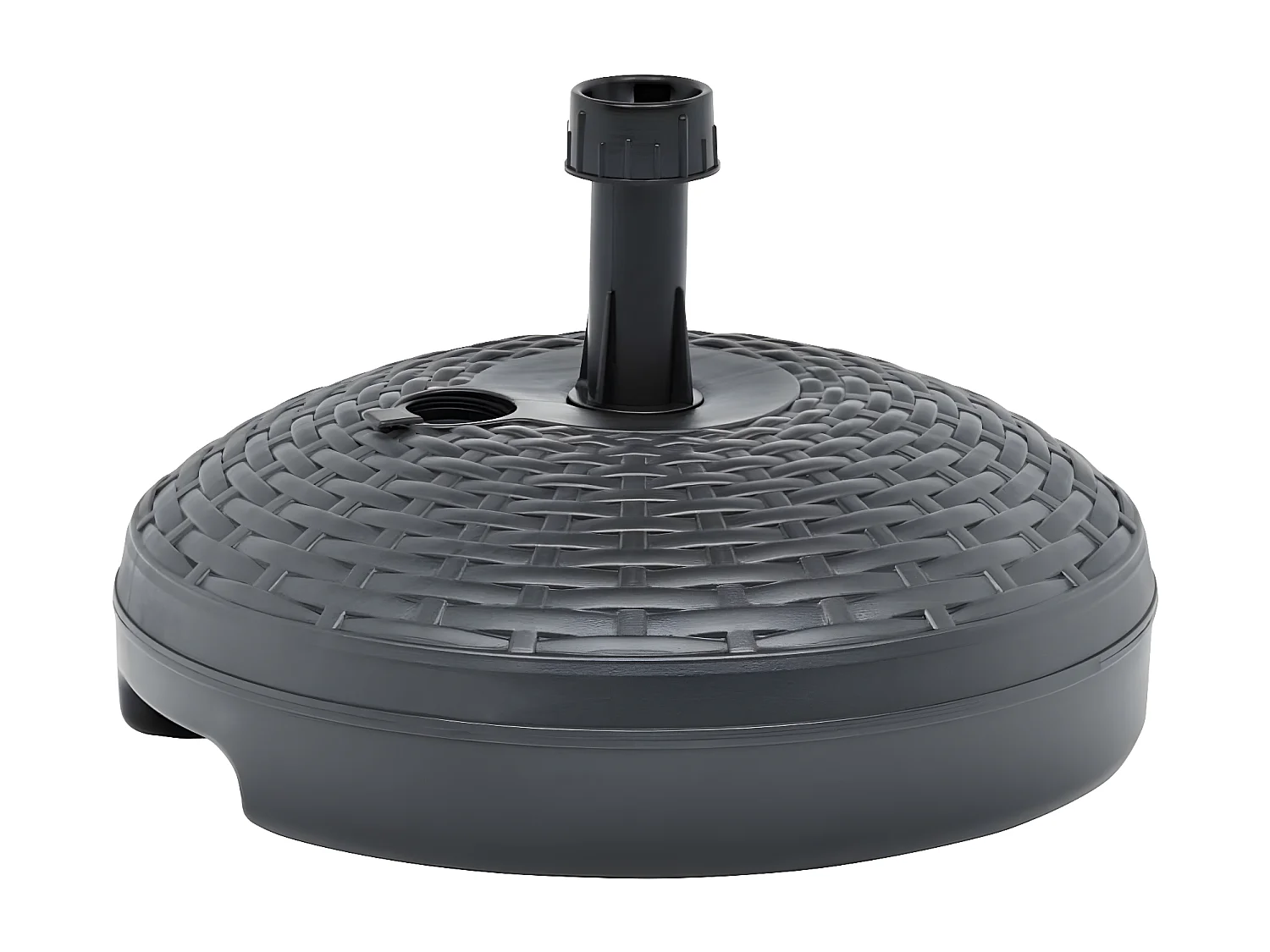 Dewey  Sonnenscrmständer Sand/Wasser 20L Anthrazit Kunststoff Rattan