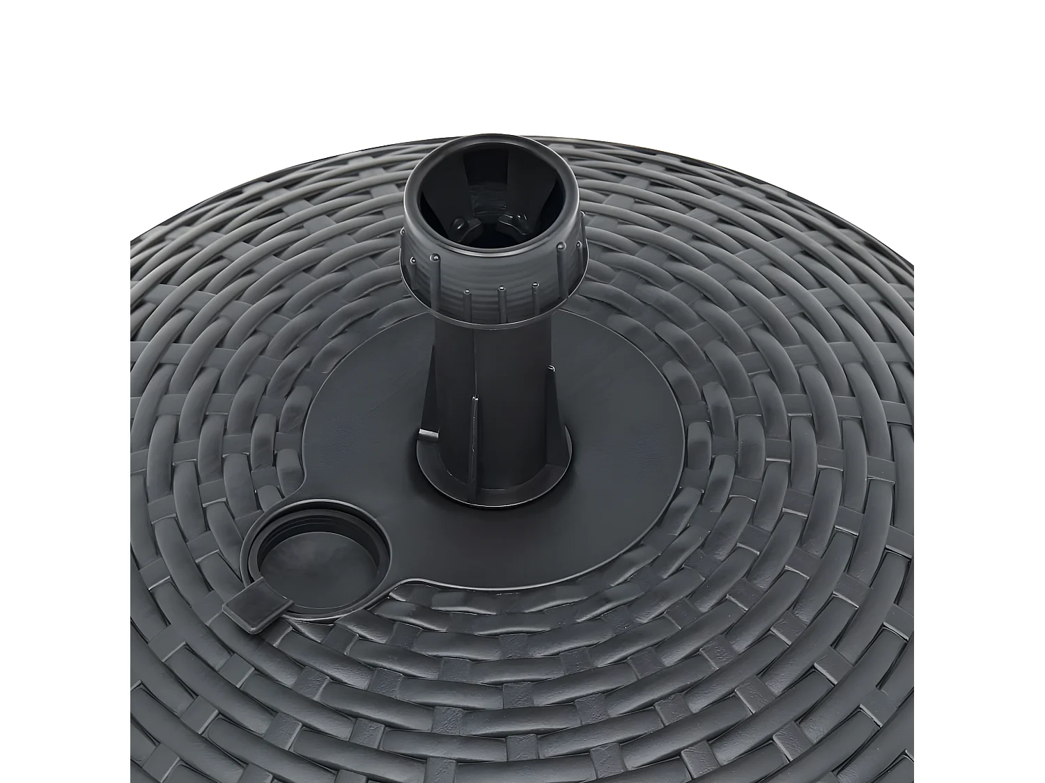 Dewey  Sonnenscrmständer Sand/Wasser 20L Anthrazit Kunststoff Rattan