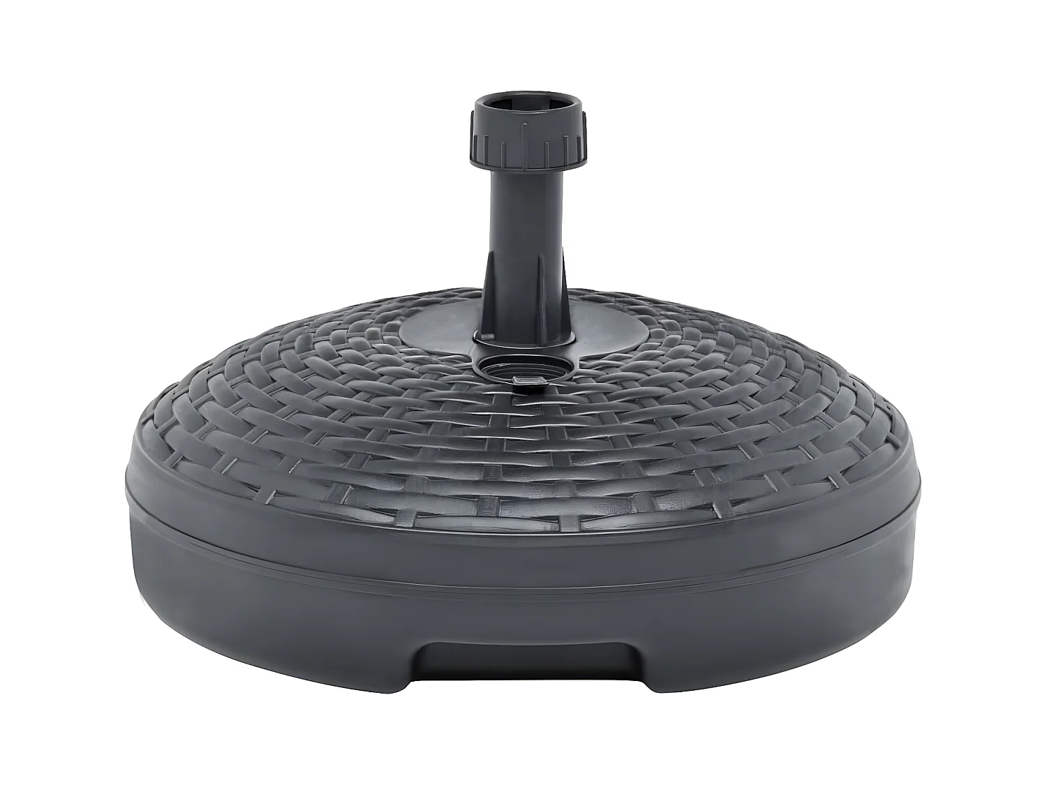 Dewey  Base de sombrilla rellenable arena/agua ratán de plástico 20 L