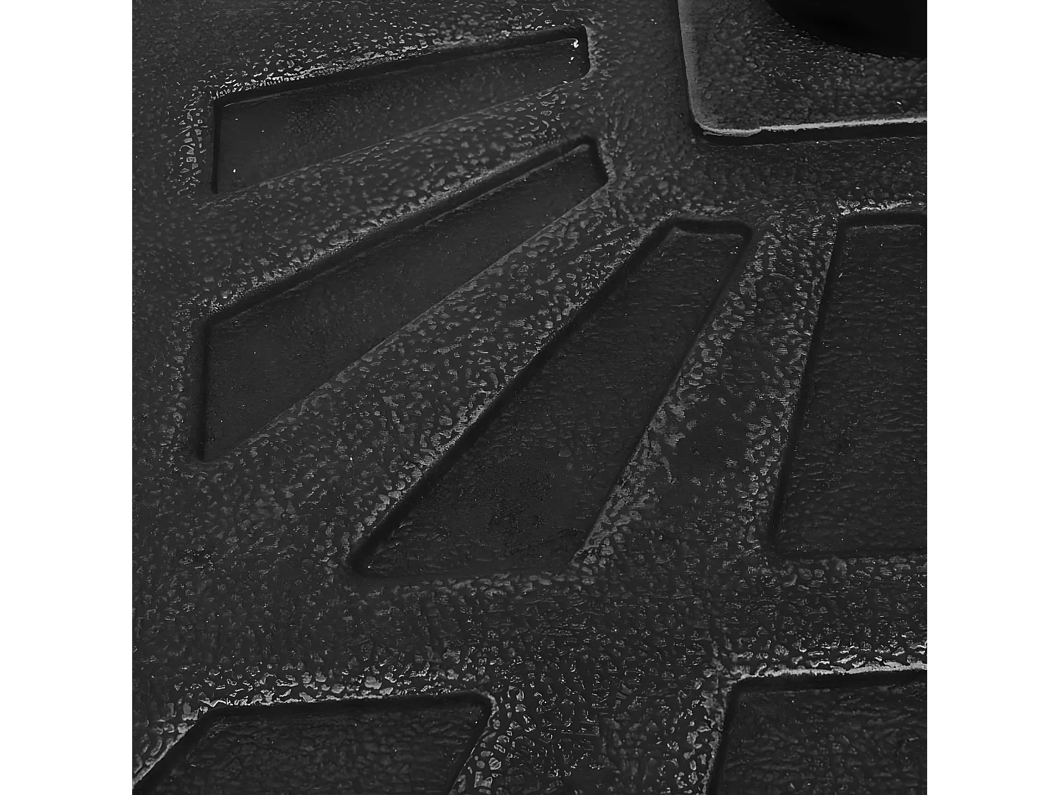 Gudrid  Parasolvoet vierkant 19 kg hars zwart