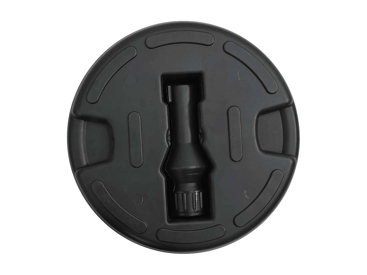 Garden Furniture -  Parasolvoet gevuld met zand/water 15 L zwart