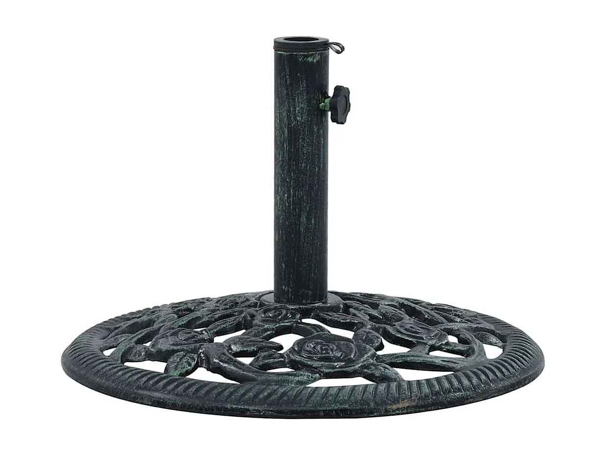 Belfort  Socle de parasol Vert 9 kg 40 cm Fonte