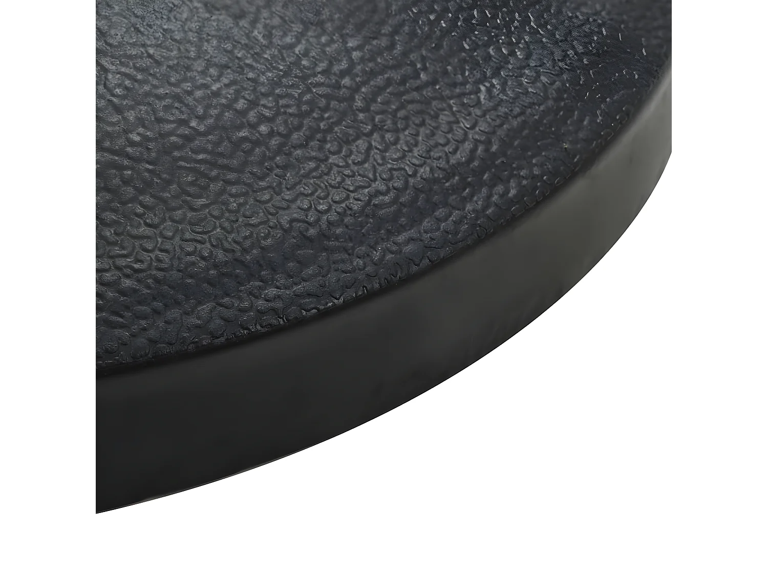 Hønefoss  Socle rond de parasol Polyrésine 19 kg Noir