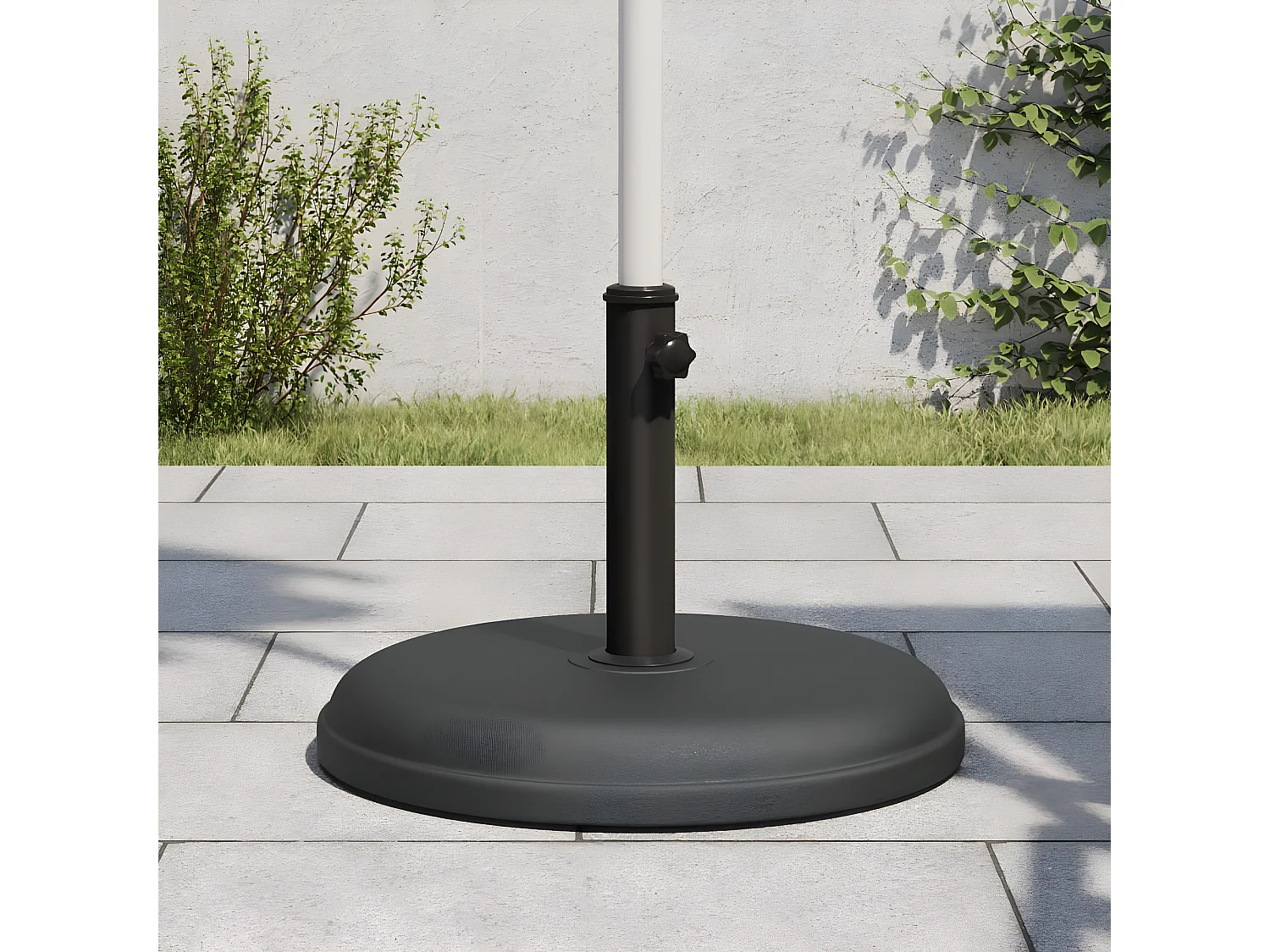 Tjorve  Base de parasol pour mâts Ø32/35/38 mm 15 kg rond