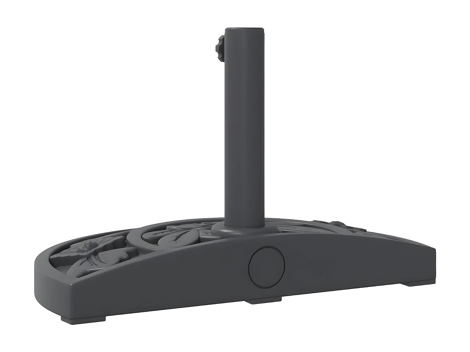 Seldor  Sonnenscrmständer für Ø38/48 mm Mast 9 kg Halbrund