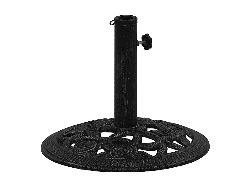 Belfort  Socle de parasol Noir 40x40x32 cm Fonte