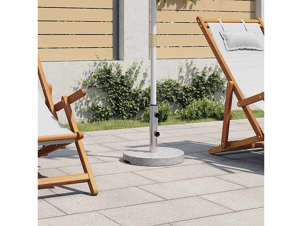 Hudson Falls  Socle de parasol Granite Rond 20 kg