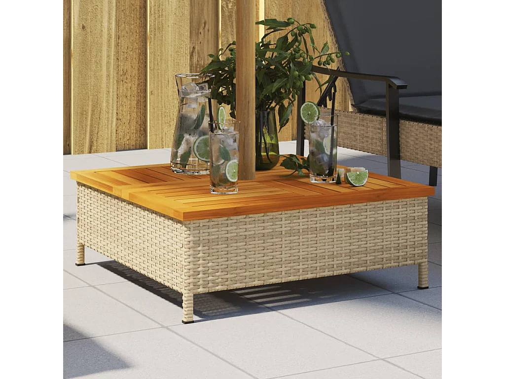 Corigliano-Rossano  Verkleidung für Sonnenscrmständer Beige 70x70x25 cm Akazie