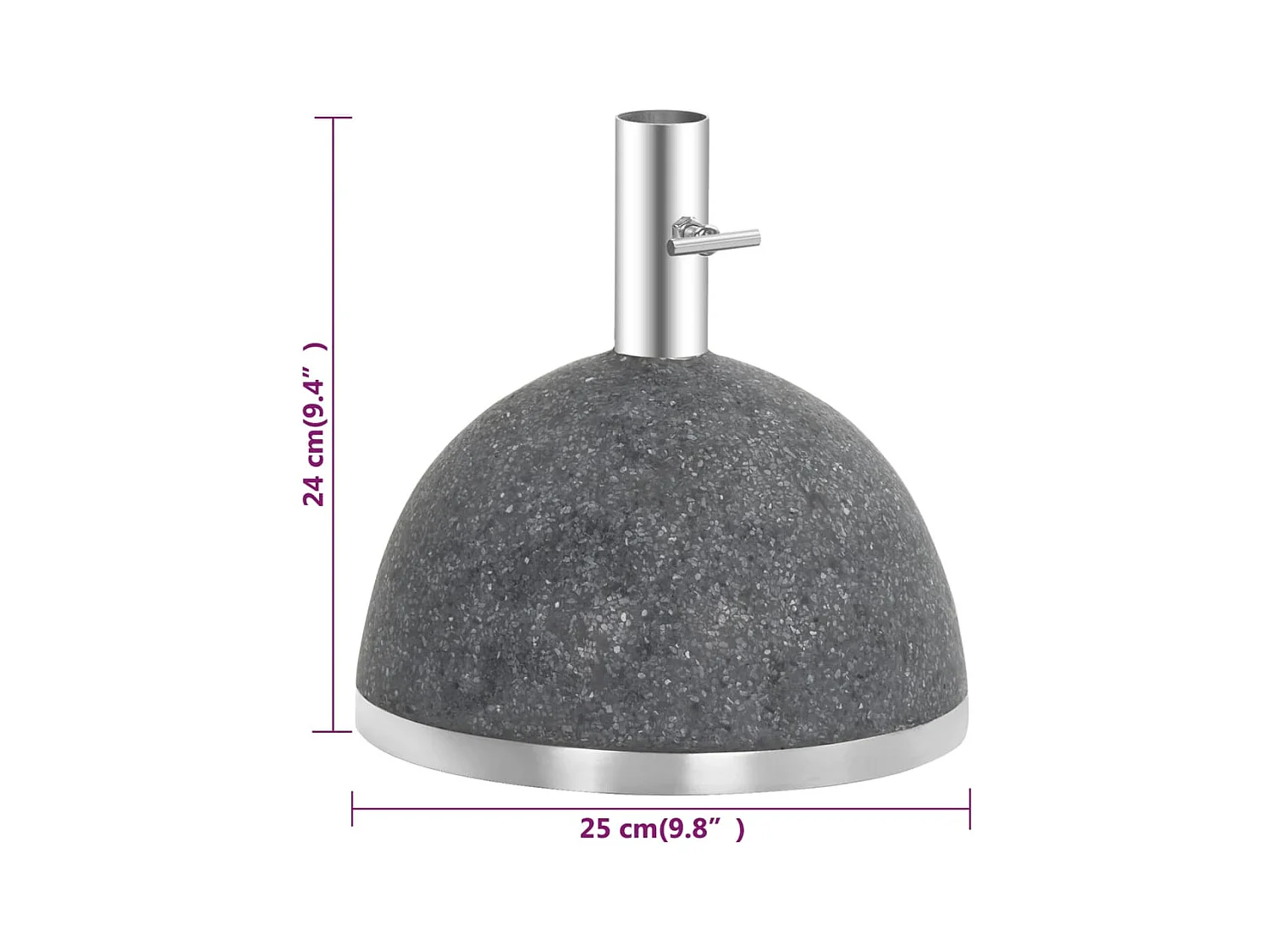 Prolenta Premium -  Sonnenscrmständer Schwarz 11,5 kg S