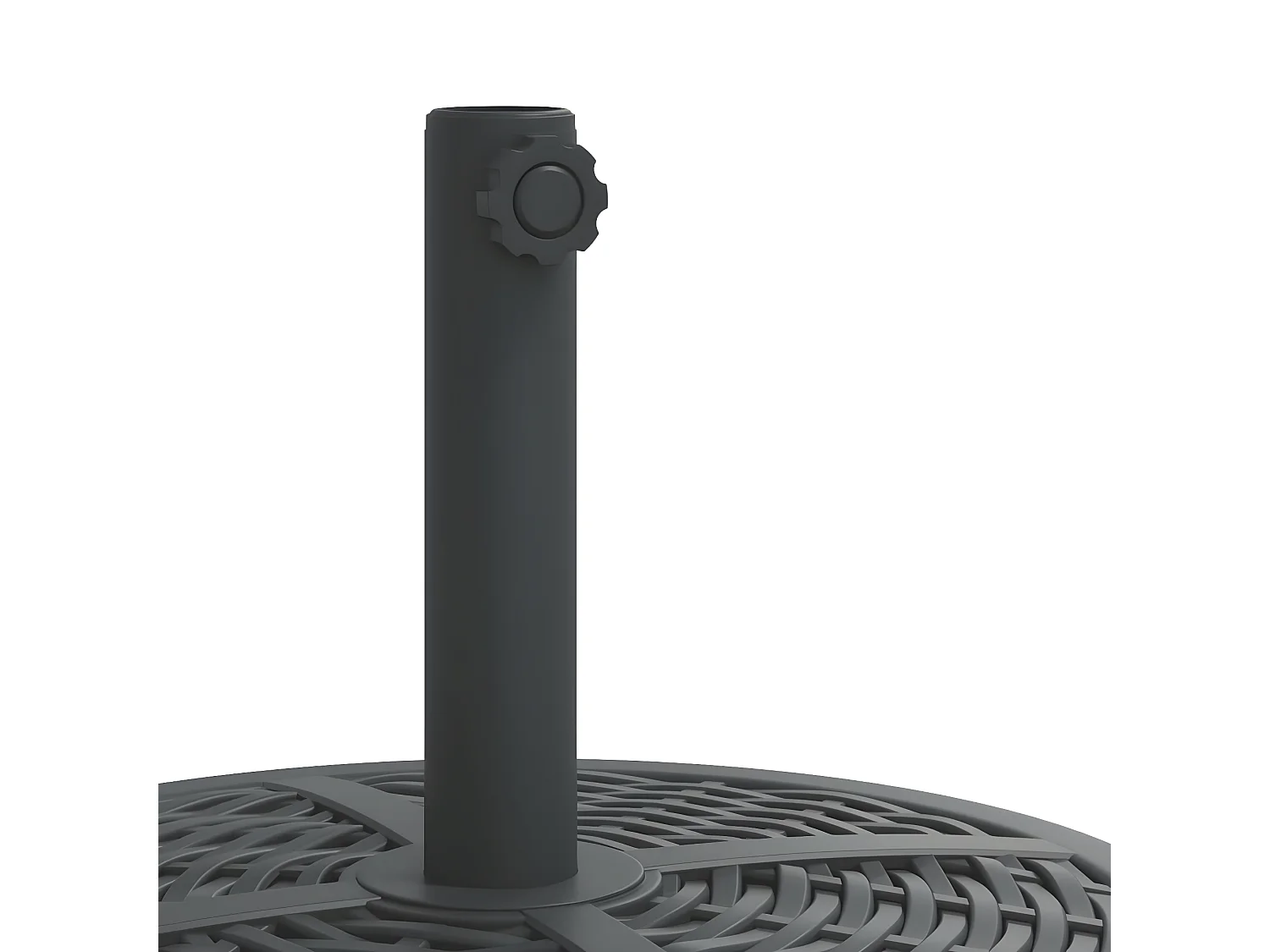 Pepijn  Parasolvoet voor stokken van Ø38 / 48 mm 25 kg rond