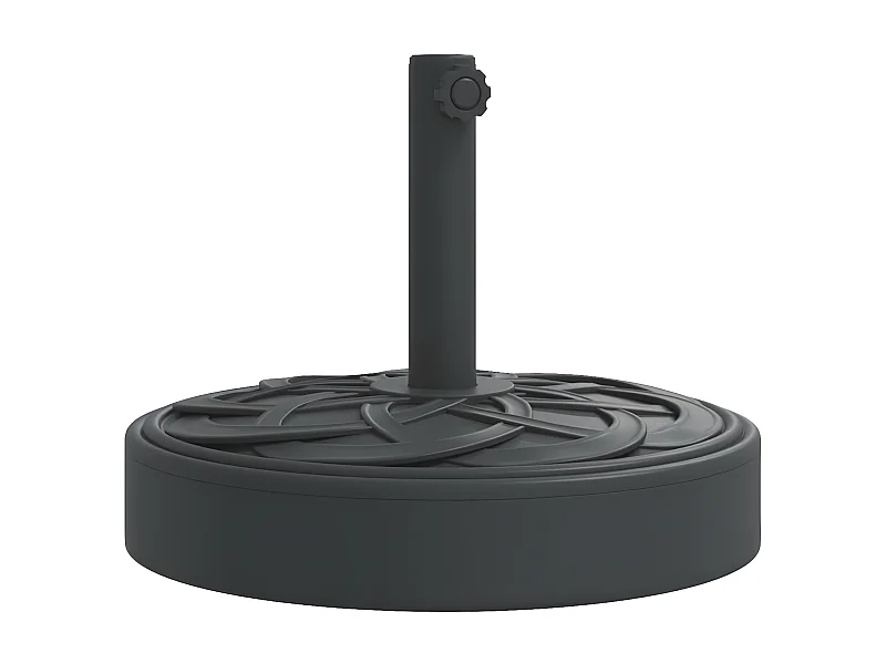 Wampum  Parasolvoet voor stokken van Ø38 / 48 mm 25 kg rond