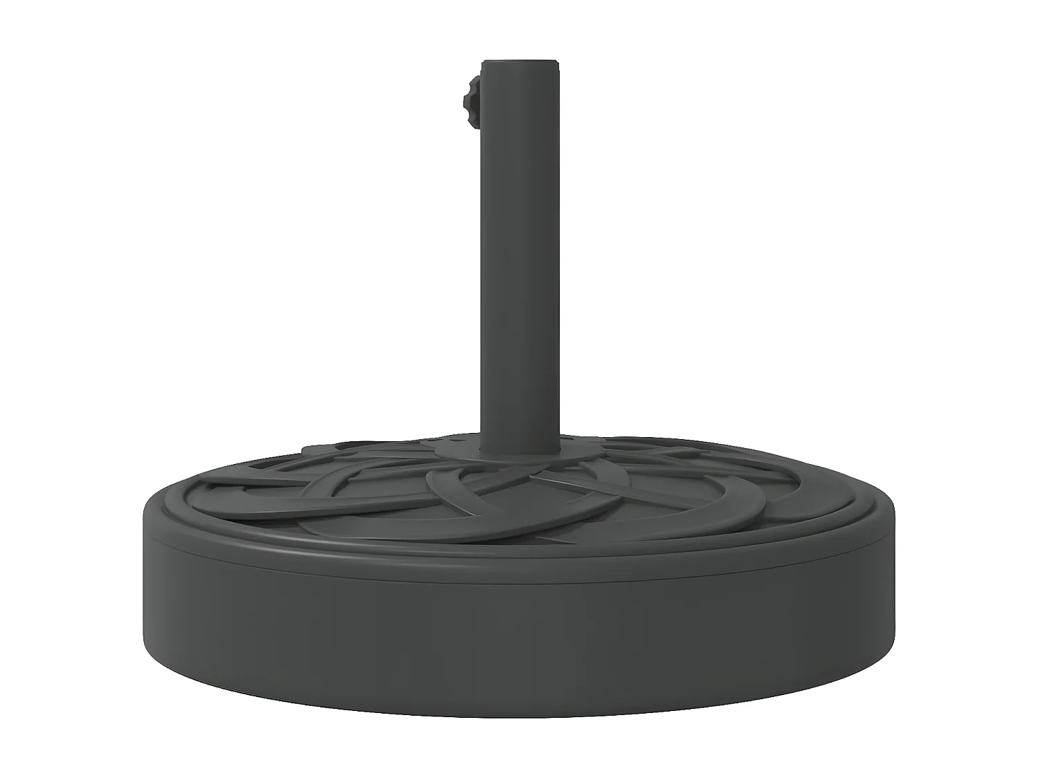 Wampum  Base de sombrilla semicircular para palos de Ø38/ 48 mm 25 kg