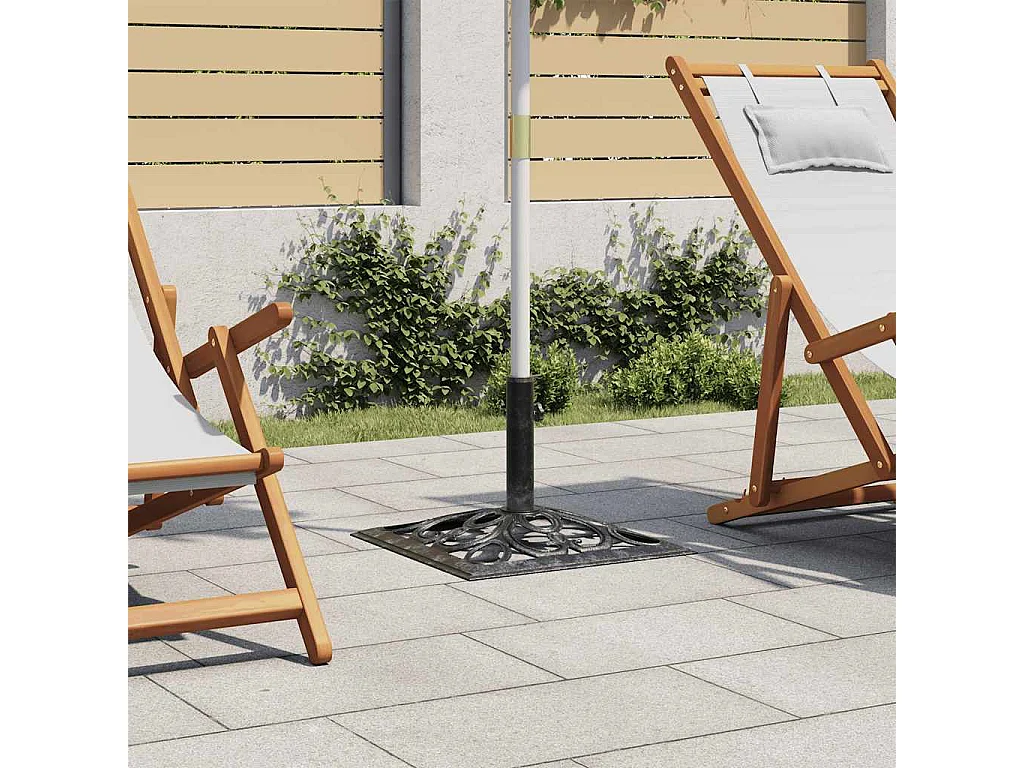 Belfort  Base de sombrilla de erro fundido verde 12 kg 49 cm