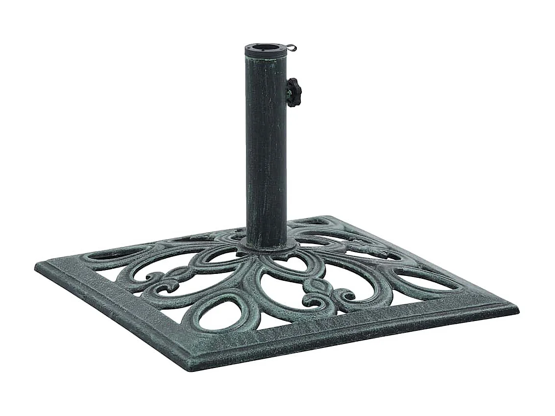 Belfort  Base de sombrilla de erro fundido verde 12 kg 49 cm