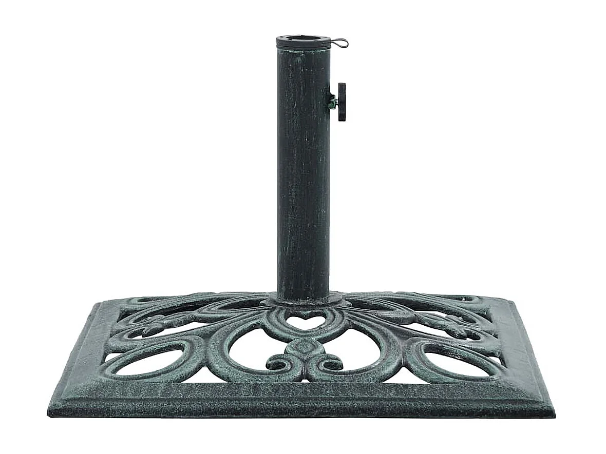 Belfort  Base de sombrilla de erro fundido verde 12 kg 49 cm