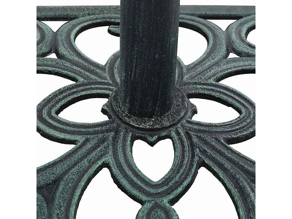 Belfort  Base de sombrilla de erro fundido verde 12 kg 49 cm