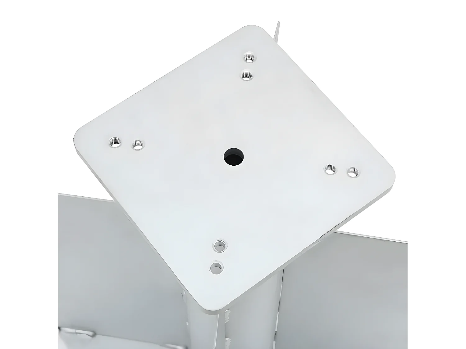 Garden Furniture -  Bodenhülse für Sonnenscrm Silbern 27,5x27,5x45 cm Stahl