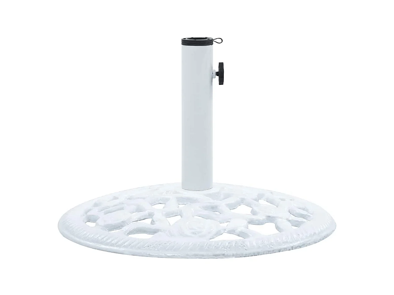 Belfort  Socle de parasol Blanc 12 kg 48 cm Fonte