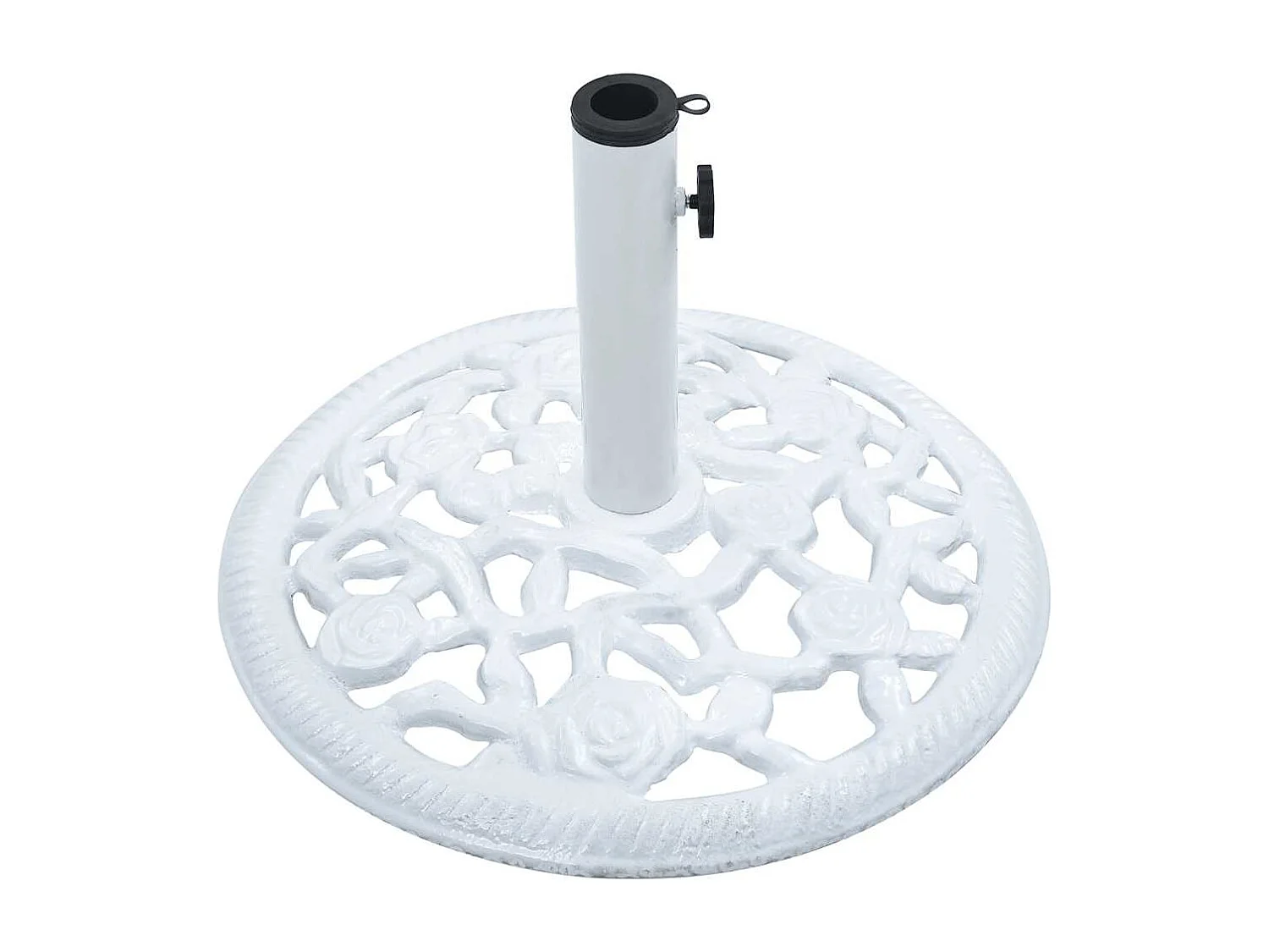 Belfort  Parasolvoet 12 kg 48 cm gietijzer wit